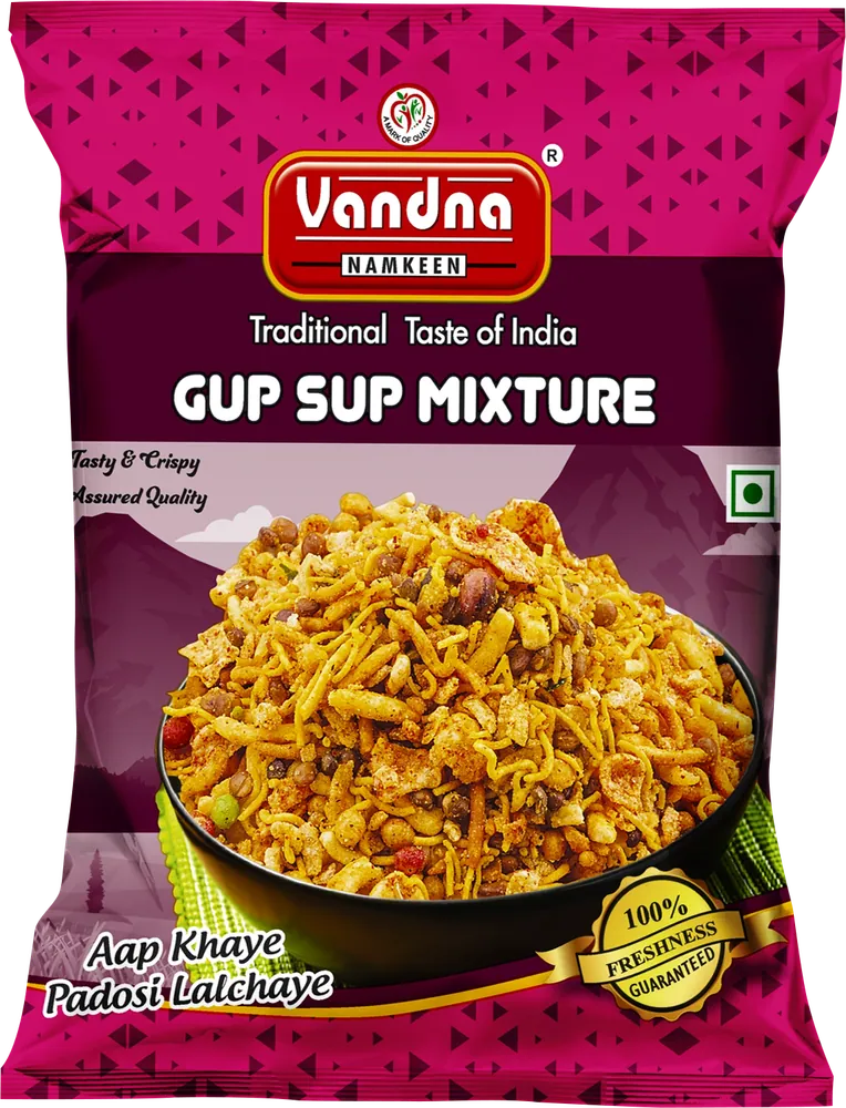 Gupsup Mixture ₹5 pack, front view
