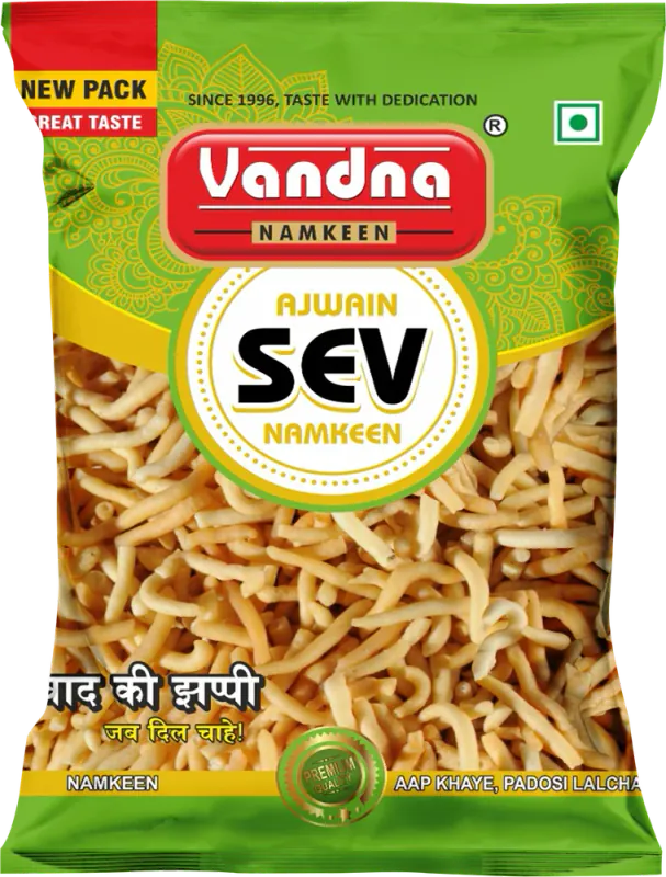 Ajwain Sev ₹10 pack, front view