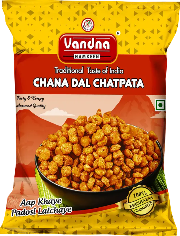Chana Dal Chatpat ₹5 pack, front view