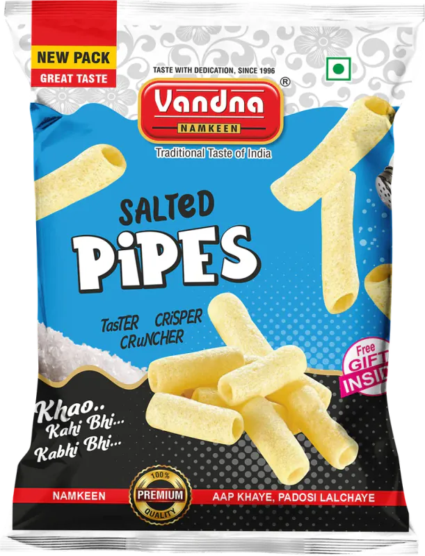 Salted Pipe ₹5 pack, front view