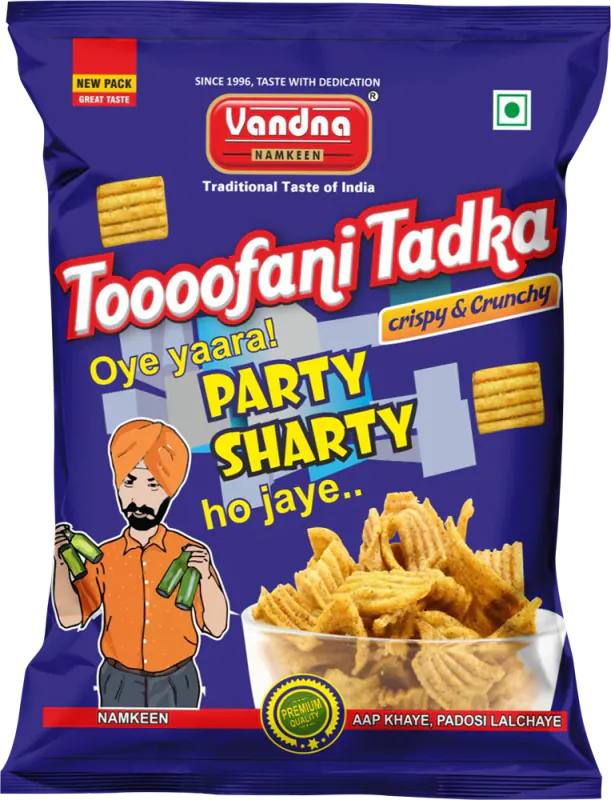 Toofani Tadka ₹5 pack, front view