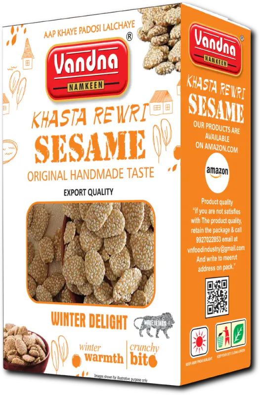 Winter Mithas Khasta Rewri 200g pack, front view