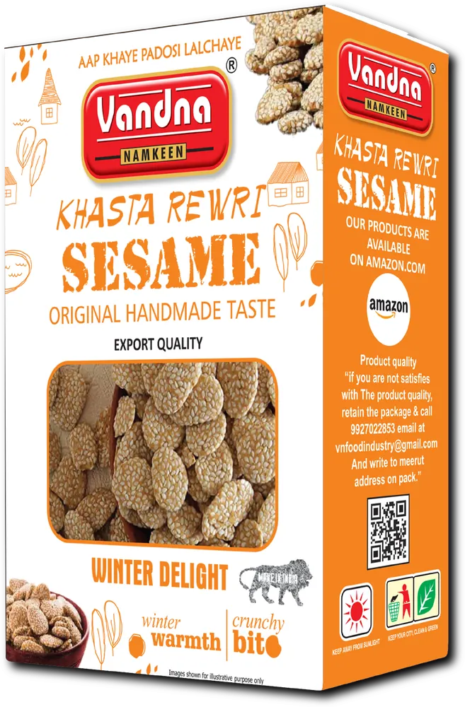 Winter Mithas Khasta Rewri 200g pack, front view
