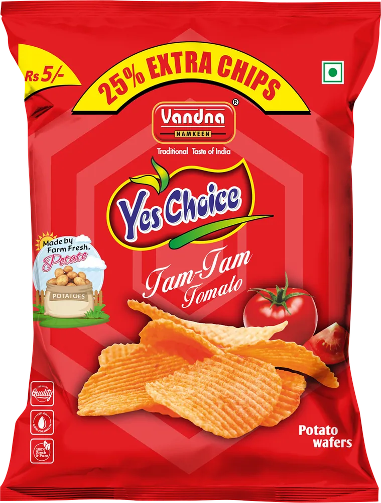 Yes Choice Tamtam Tomato ₹5 pack, front view